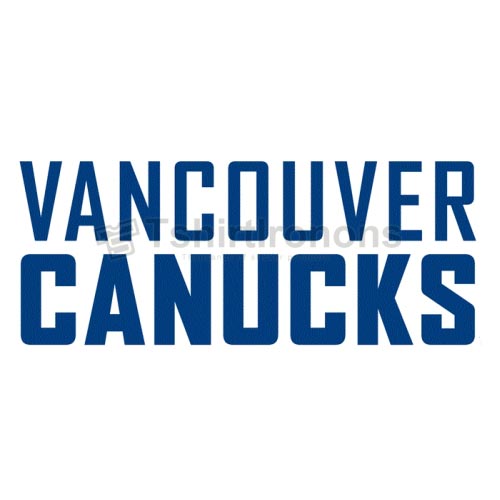 Vancouver Canucks T-shirts Iron On Transfers N363